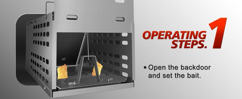 Humane Trap Live Mouse Trap Indoor Catch and Release Animal Cage Multi Large Bait Outdoor Reusable Chipmunk Mice Voles Rodent That Work (1)