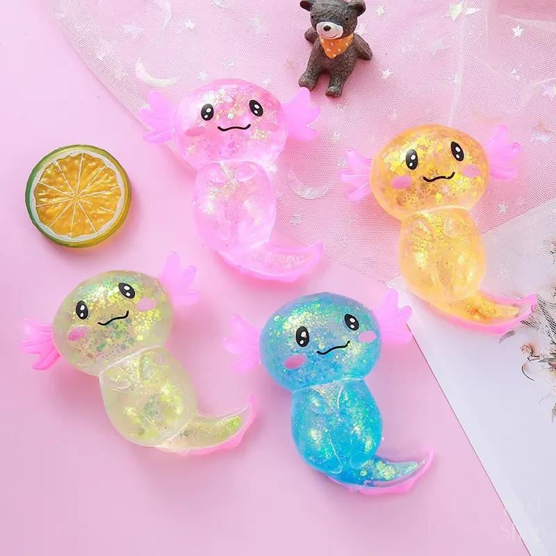 4pc Cute Animal Silicone Squishy Balls, Ultra-Soft Slow-Rising Sensory Fidget Toy for Stress & Anxiety Relief, Gift for Kids & Adults, Stress Reliever