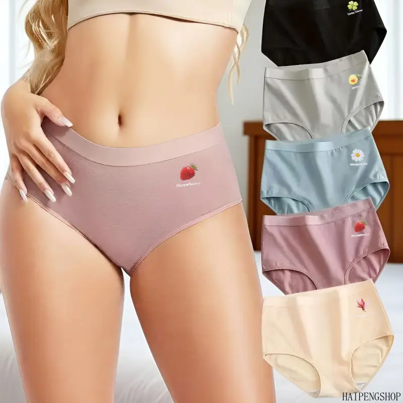 Women's Mid-Rise Cotton Hipster Briefs - 6-Pack Solid, Soft, Breathable, Skin-Friendly, Stretchy Daily Wear Panties with No-Roll Waist for Home, Travel, Mid Waist, Soft Cotton, Stretchy Wear, Six-Pack