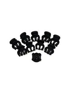 New Pumpkin Hair Claw Clips, Cute Bun Accessories, High Ponytail Holder, Practical Small Princess Hair Claws, Set of 10