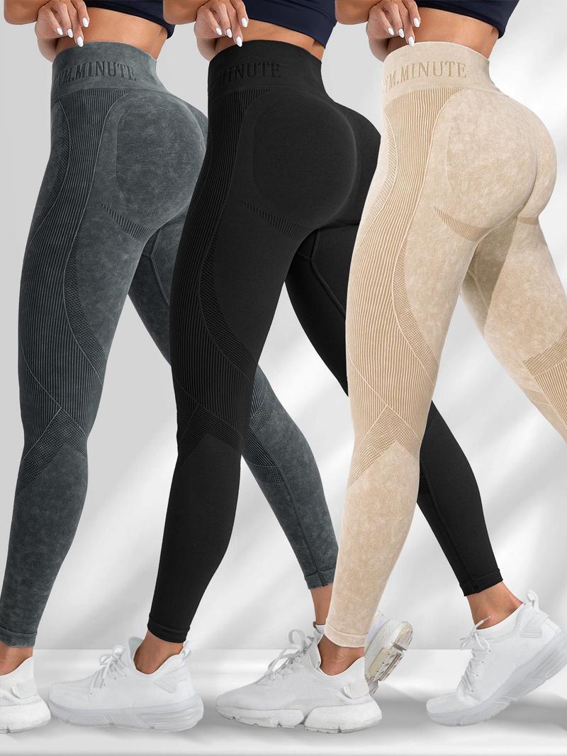 Women's Solid Sports High Stretch Leggings, Ladies Sportswear, Workout Gym Leggings, Fitness Yoga Pants for Women