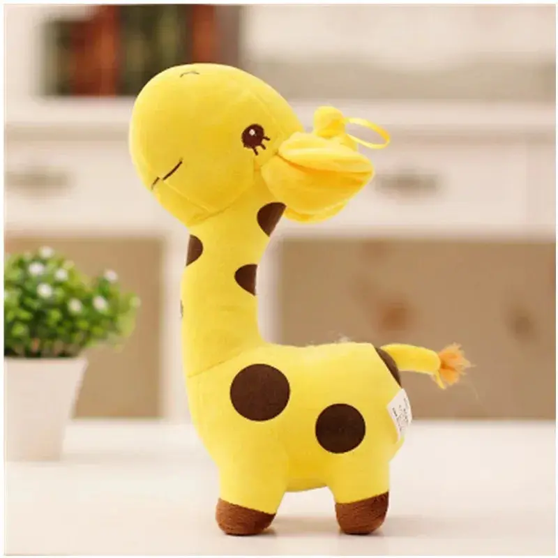 18cm Cotton-Filled Stuffed Giraffe Toy, Unisex Cute Stuffed Animals, Ideal Gift for Ages 14+/14+y, Soft Plush Doll for Christmas & Birthday Presents, Animal Theme