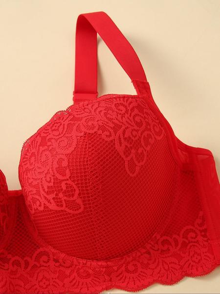 3Pce Plus Size Bras for Women Bra Supportive Underwire Bra Full Coverage Bra Push Up Lingerie Anti Sagging Bra Comfort Sexy Bra Simple Elegant Everyday Bra Halloween Clothes Sports Bras for women Back To School