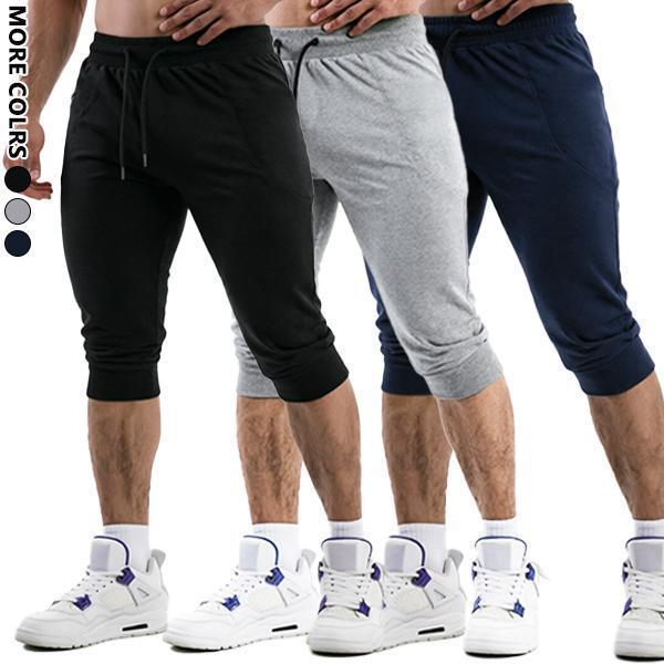 Multi-Color Capri Sweatpants | Gym Streetwear Bottoms