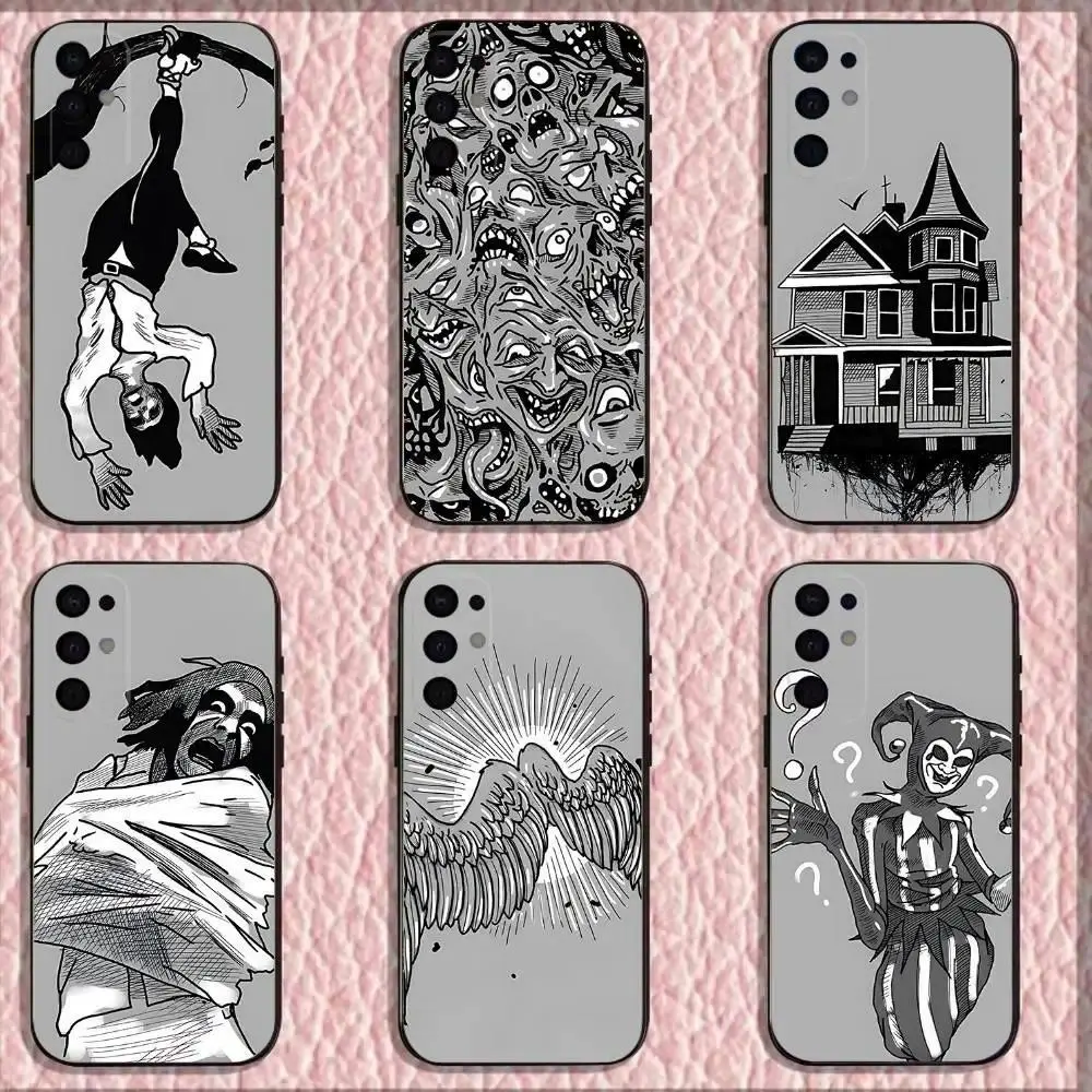 Phasmophobia Tarot Card Phone Case For iPhone 11-17 Pro Max/Plus & Samsung Galaxy S23-S25 Black Cover
