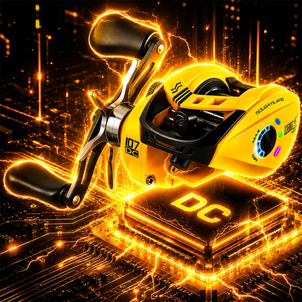 DC Baitcasting Reel Ultralight 7.1:1 7.2:1 7.5:1 Gear Ratio Baitcaster Reel Smooth and Sensitive,DC Baitcasting  Fishing Reel for Freshwater Saltwater Fishing