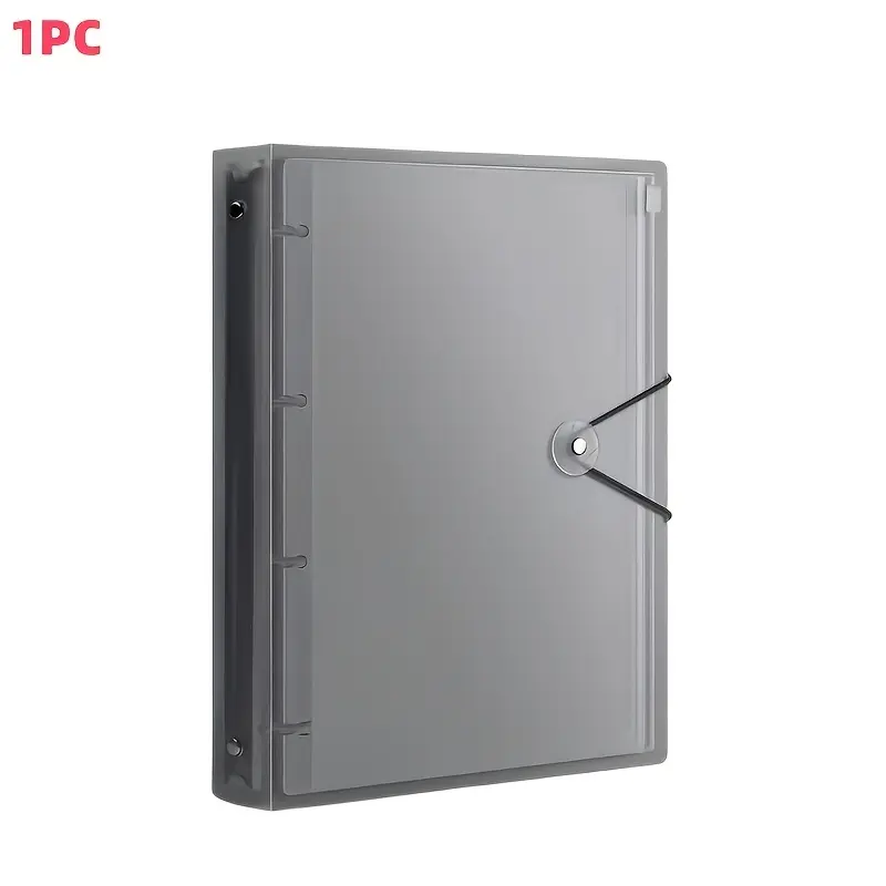 Zipper binder for important document storage, file bag for birth certificate protective cover, waterproof finishing bag, I Go Missing binder for home security, document receipt filing book