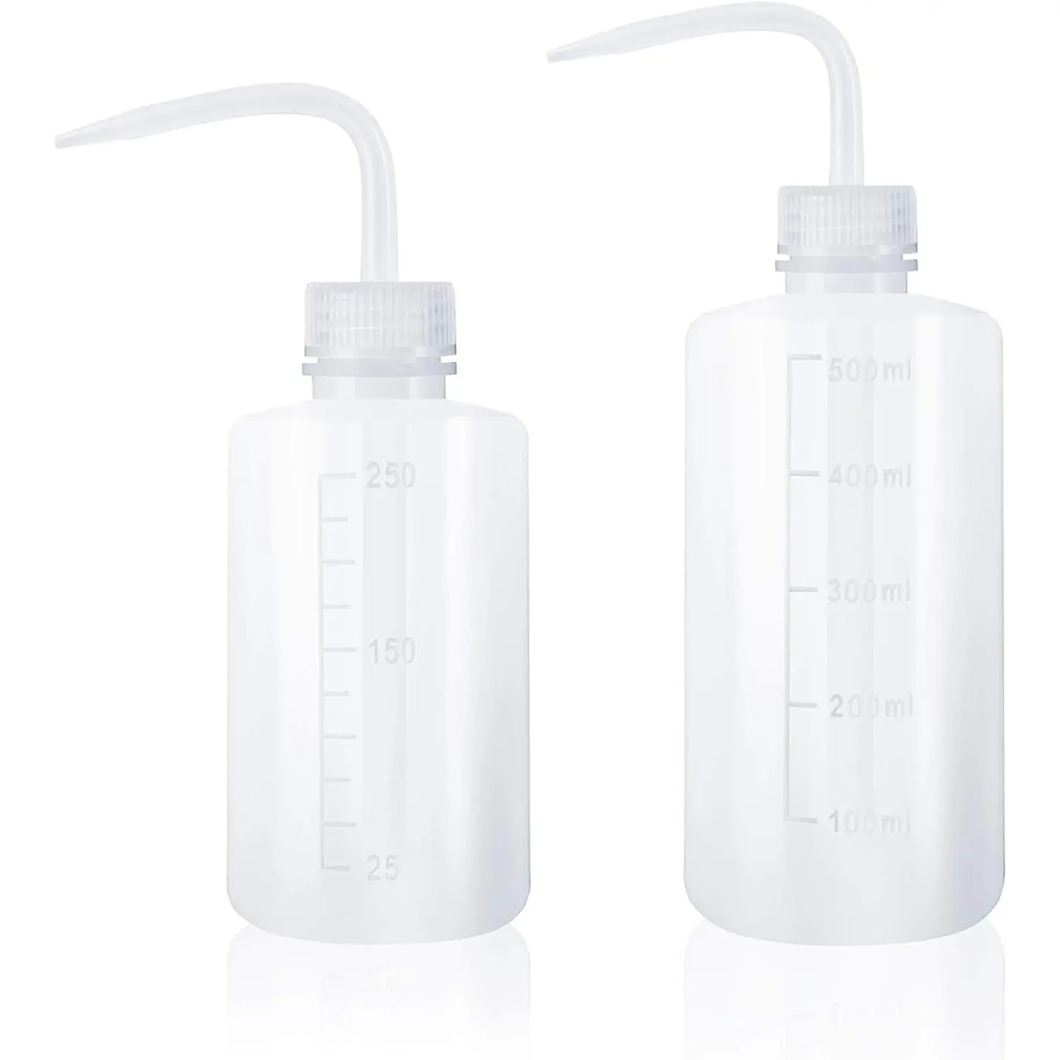 Squeeze Washing Bottle Succulent Watering Bottle 250ml + 500ml Water  Irrigation Squeeze Sprinkling Can Plastic Wash  2 count