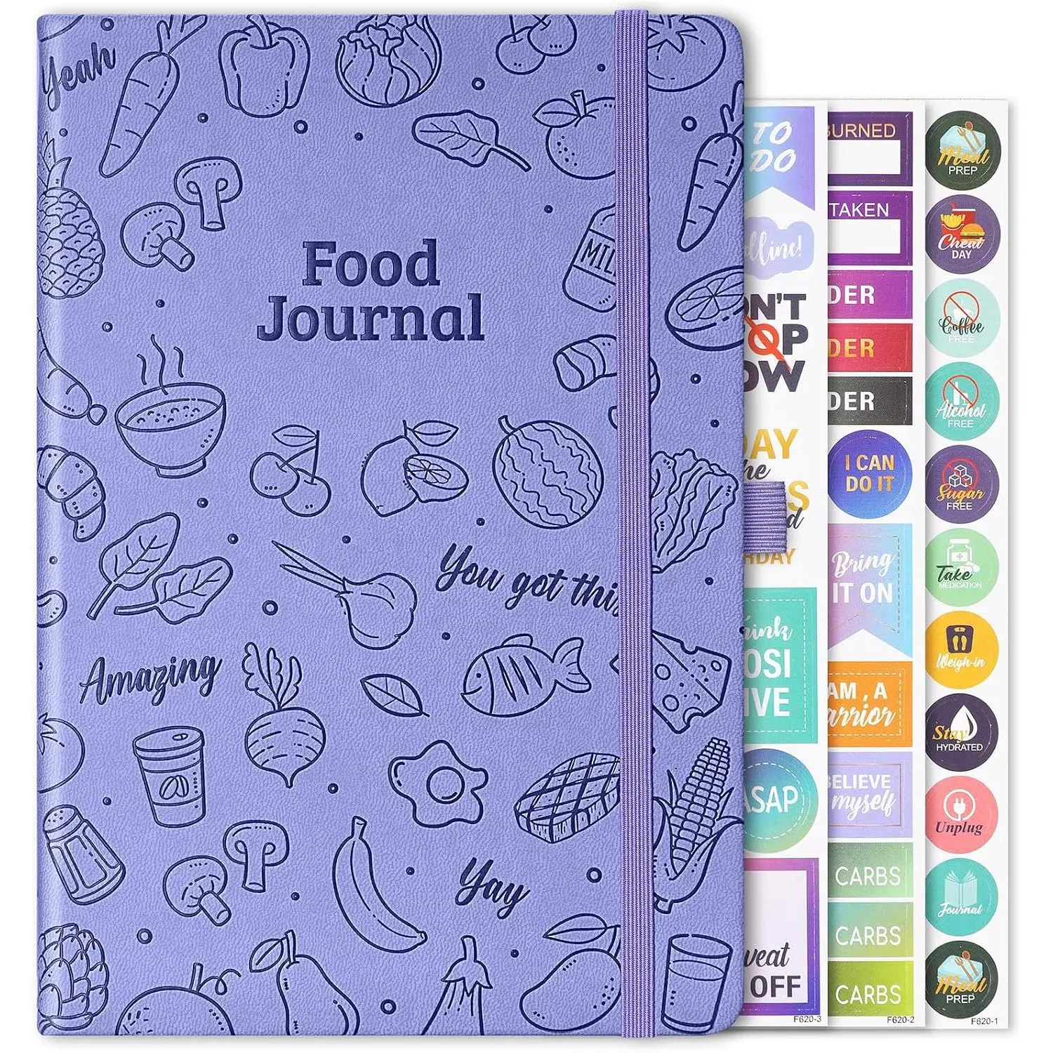 Journal -  Journal for Women , 6 Month Meal Planner &  Diary, 5.8x8.3" Fitness Journals for  Meals, Count Calories and Achieve Goals