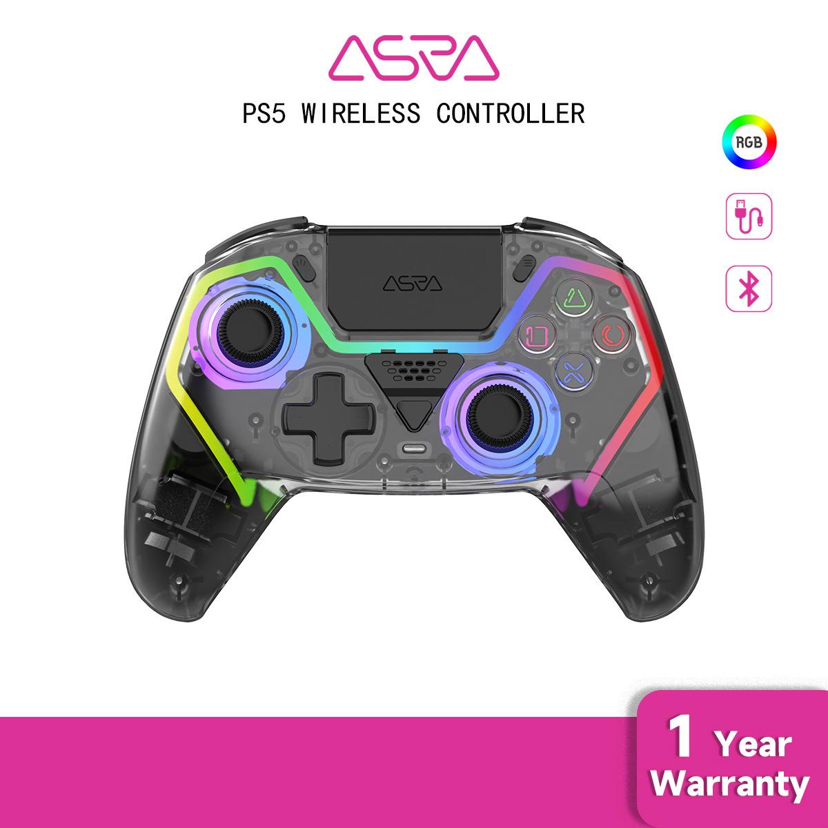 PS5 wireless bluetooth controller with RGB light macro programming Android ios/pc/steam/mac p5 gamepad Touchpad PS4 Turbo Set play vital accessories retro game console stick back lever thumbsticks grip dual vibration double Xbox Special Edition Controller