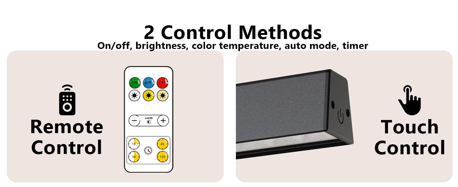 Sensor Ceiling Light, Full Pendant Lights, Battery Operated LED Closet Lights with Remote, Timer - 3 Color 500LM Dimmable, for,Black