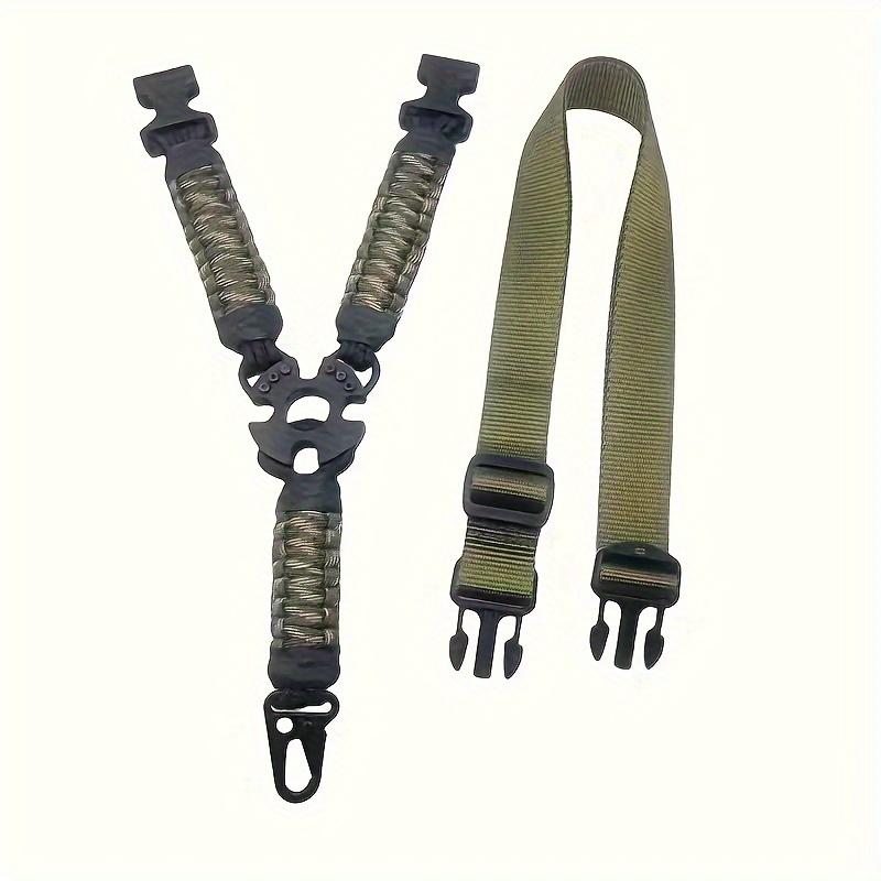 Outdoor Hunting Nylon Quick Release Single Point Slings,  Snap Accessories, Hunting Tool Use Tactical Nylon Quick-Release Single-Point Sling |   Hunting Tool Accessory with Adjustable Buckle - Durable Camo Pattern & Zero Slips