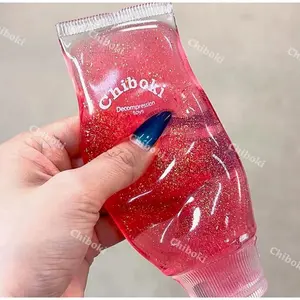 Chiboki Gem Toothpaste Squishy Toy Non-Rebound Muscle Weakness Vaseline Texture Thin Skin Moldable Fidget Stress Relief Gift