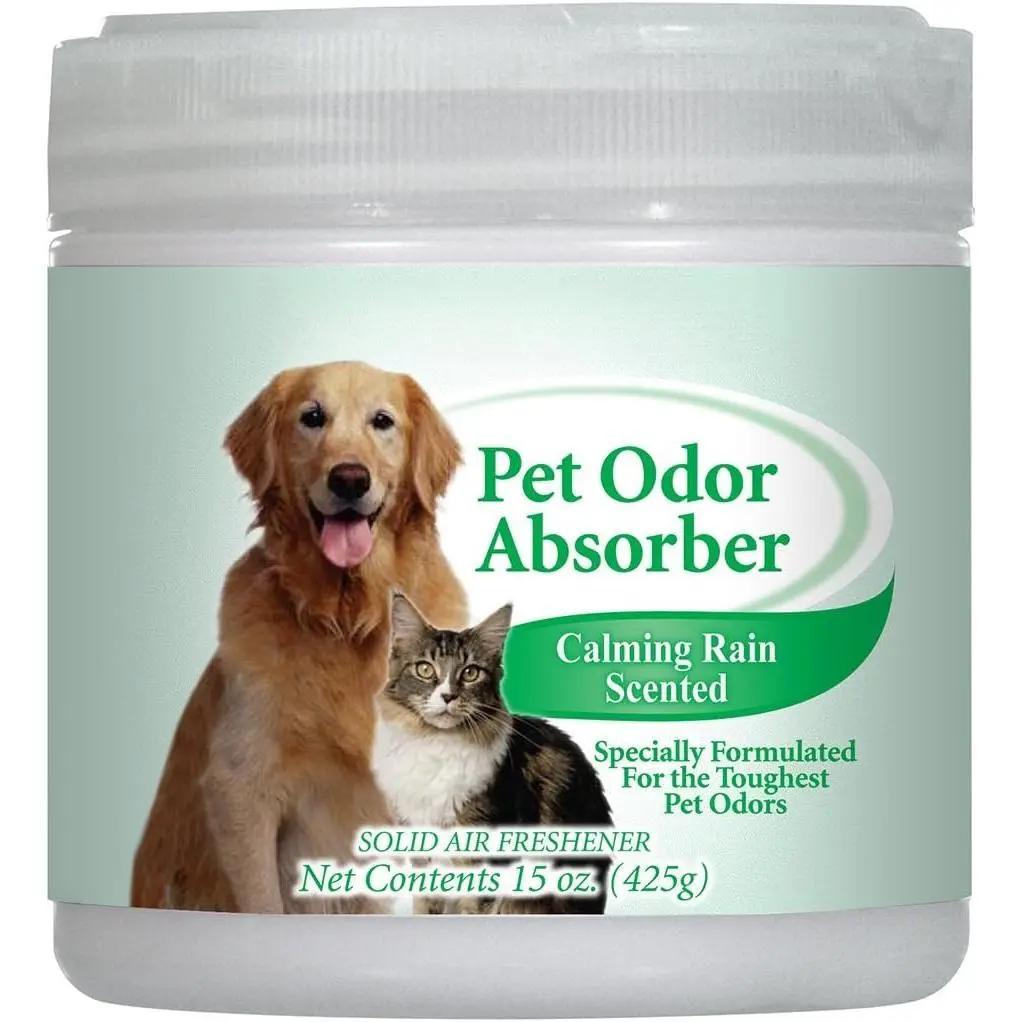 15oz Gel Odor  - Absorb & Remove Tough Odors in  Areas, Bathrooms, Basements, Garage, , RVs &  - Eliminate Odors  (1-Pack,  Calming Rain)