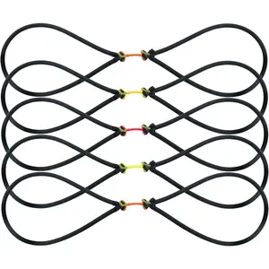 5pcs Powerful Fishing Slingshot Tube Rubber Bands 5mm Thickness for Archery Slingbow Hunting Fish Arrows Bowfishing Broadheads