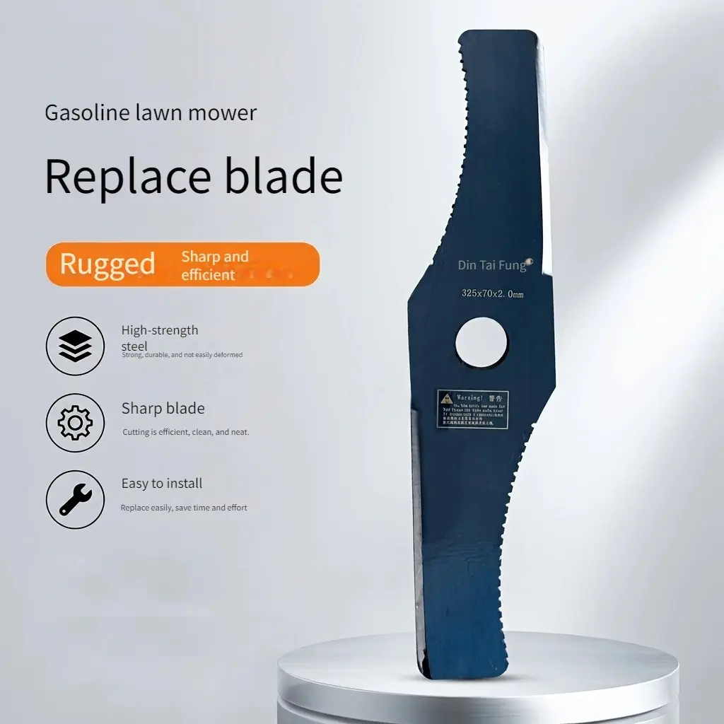 High-Quality Sk5 Lawn Mower Blade 13-Inch S-Shaped Trimmer, Ideal for Gasoline Mowers, Bush Cutter, Efficient Gardening Tool