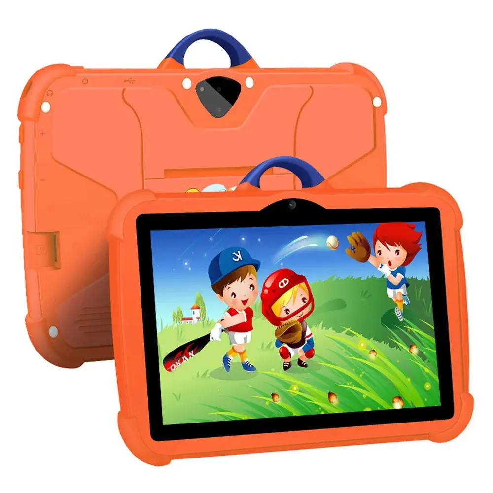 7-Inch LCD 5G WiFi Enabled Kids' Edition Android Handheld PC Tablet - Quad-Core, 4GB RAM 64GB ROM, Portable Interactive Touch Screen Educational Learning & Game Device, Ideal Children's Gift, Handheld Pc Tablets, Portable Interactive Tablets