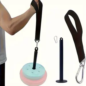 Forearm Strength Trainer with Handle, Arm Wrestling Band, Forearm Enhancer, Arm Workout Device for Gym and Home Fitness Enthusiasts