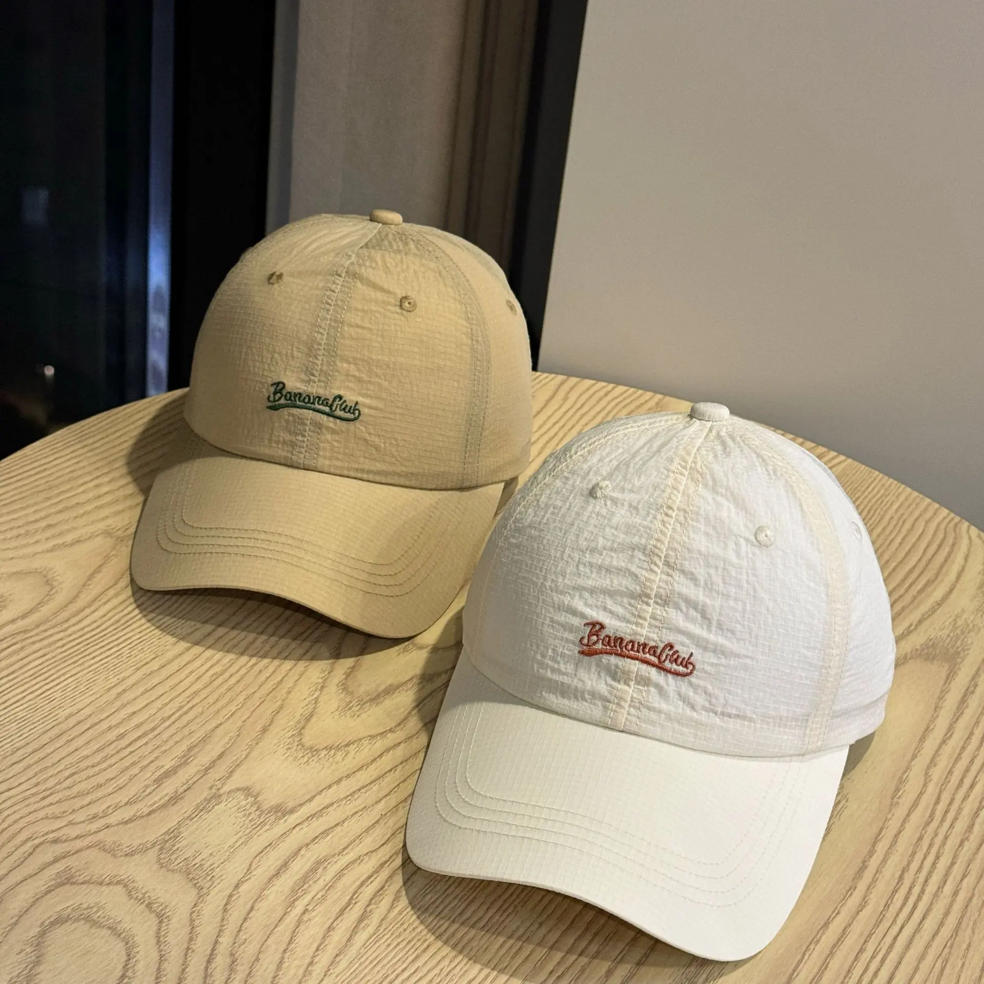 Upgrade your summer outfit with this lightweight baseball cap quick dry breathable dad hat adjustable sun hat for casual streetwear look clean girl vibe trendy aesthetic headwear matching couple everyday essential item