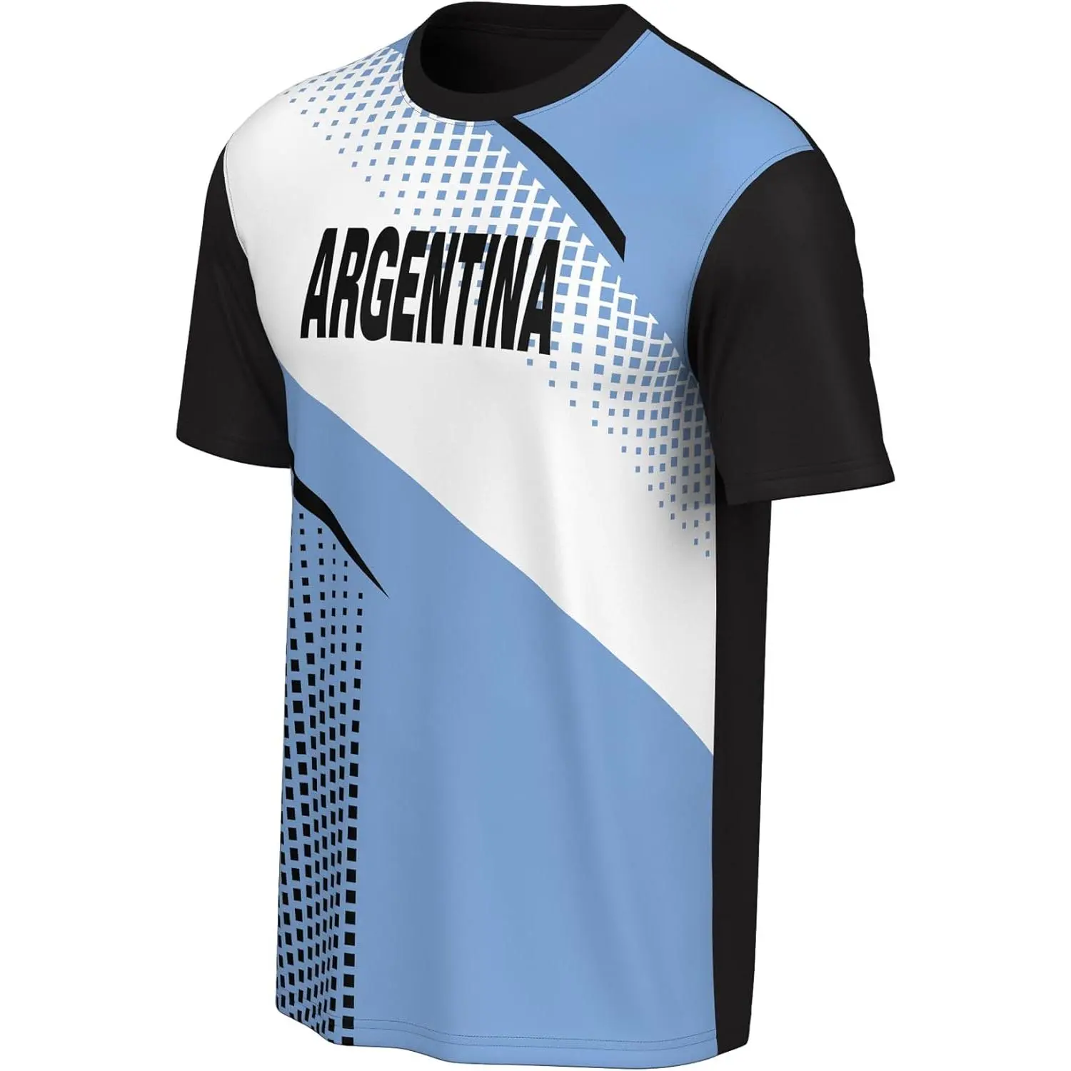 2026 Men's National Team Crew Neck Short Sleeve Top, Quick-Dry Breathable Fan Football Jersey for Stadium Spectators, Daily Commuting, and Sports Training