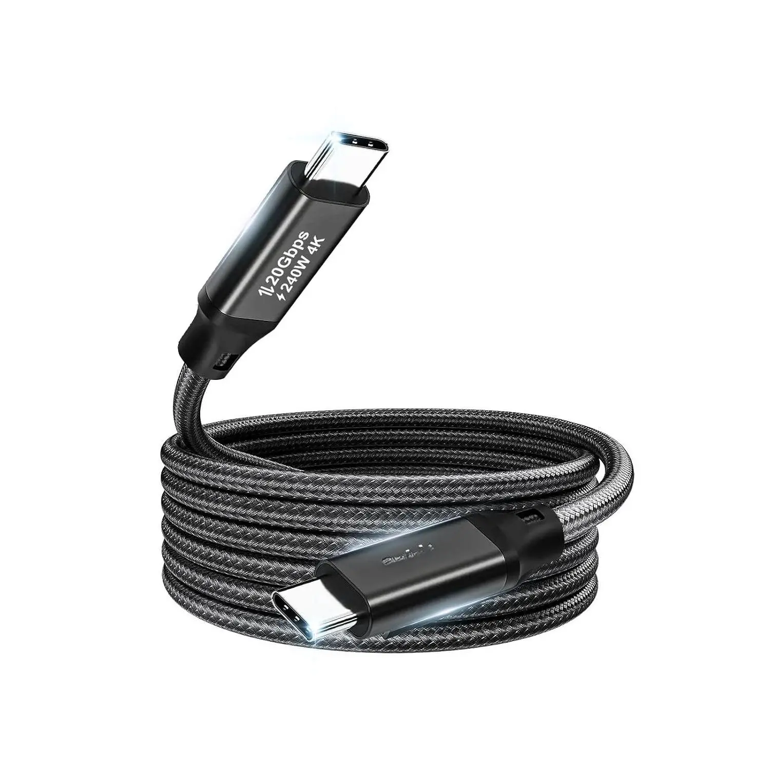 10FT USB C   ,4K UHD USB C to C ,Long USB C ,20Gbps Data Transfer 240W  for USB4/Thunderbolt 3 Compatible with MacBook Pro/Air,iPad,,S25,