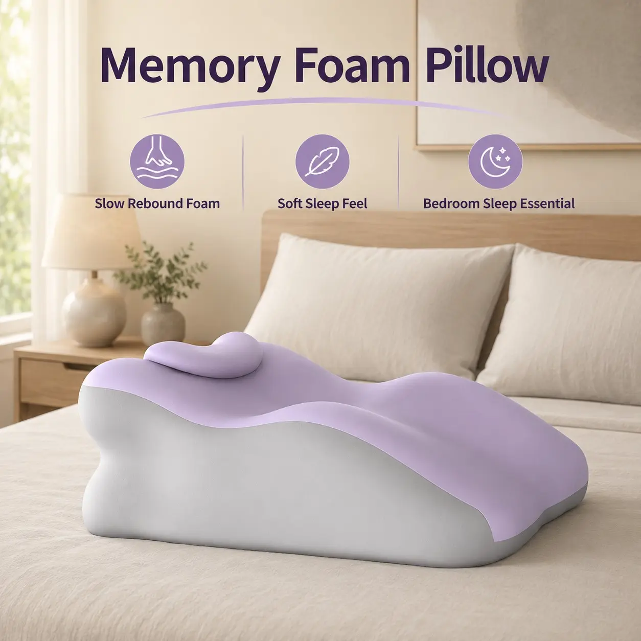 Double Person Home Leisure Lumbar Cushion with Extra Pillow, Multi-Angle Curved Design, Washable Cover, Anti-Tear, Adxz-38