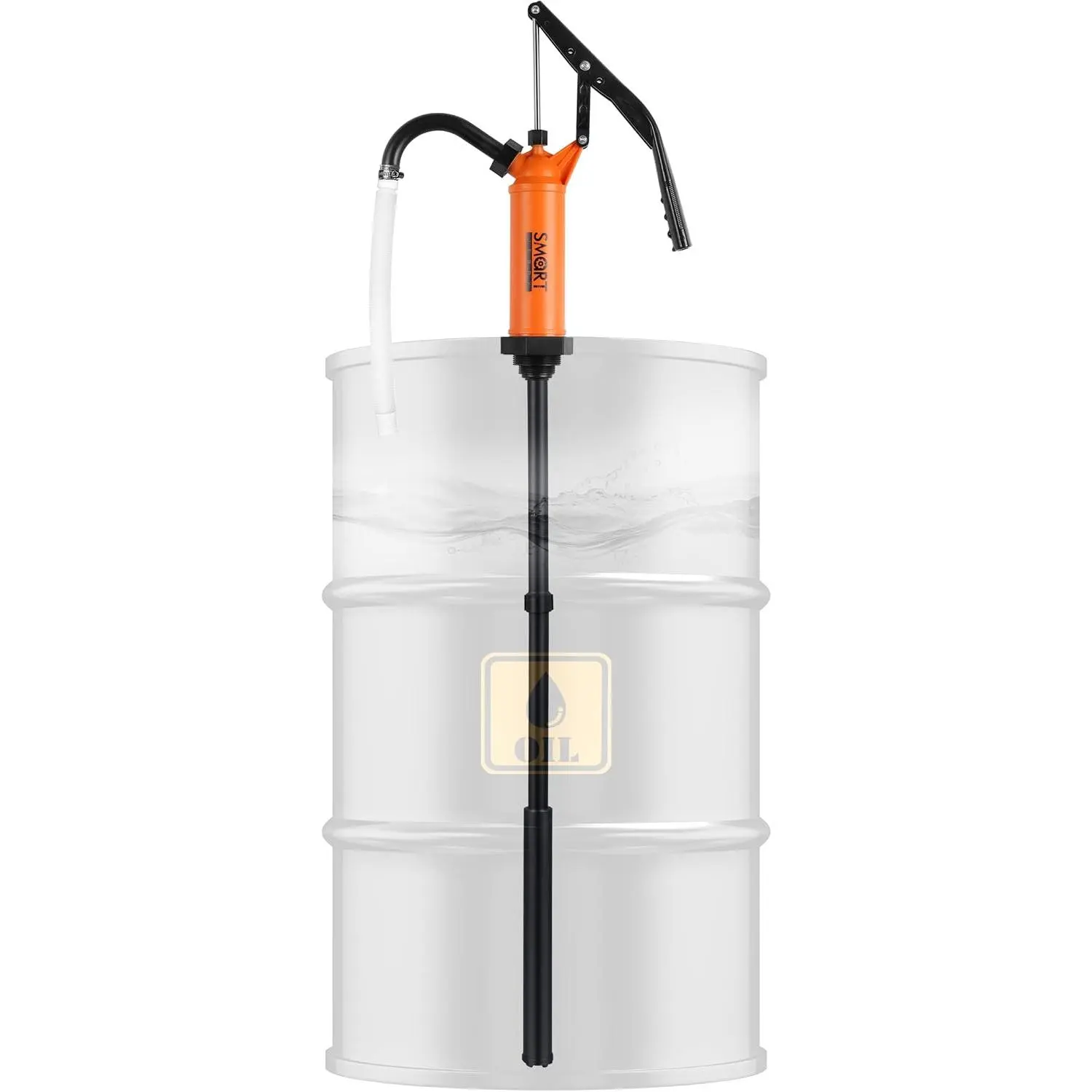 55 Gallon Drum Pump for DEF, DEF Pump for 55gal Barrel, 9-14 oz per Stroke | barrel pump, 55gal drum pump, manual water pumps, 55 gallon water pump, Fit 5-55 Gallon Drums with 1-1/2" or 2" NPT Thread