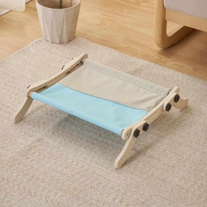 Adjustable Cat Radiator Bed & Window Perch – Dual-Use Wooden Cat Hammock for Indoor Cats, Supports Up to 18kg, Easy Assembly, Sturdy Clamp, No-Screw Design – Ideal for Windowsill, Bedside, Radiator