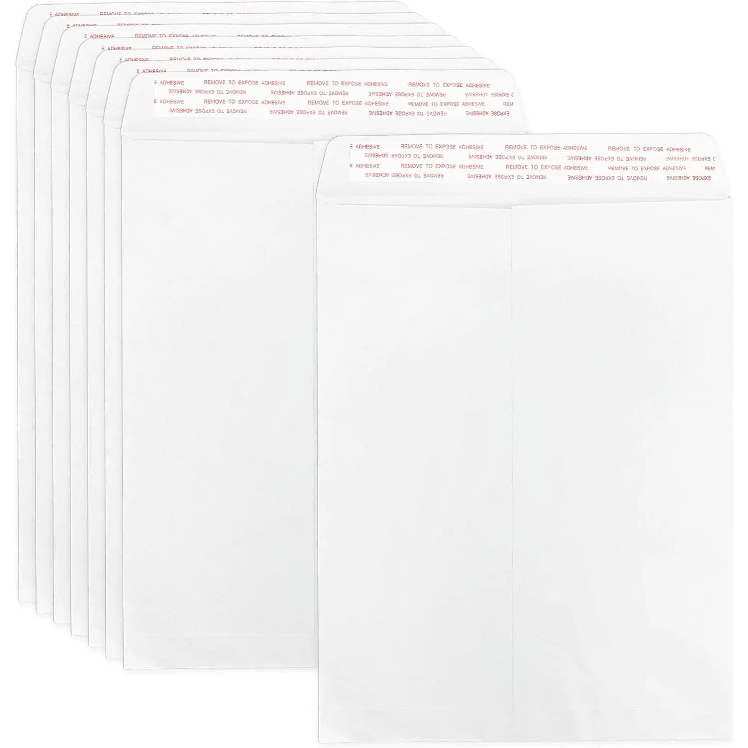 White Envelopes 10x13, 100 Pack | Self Seal, 80GSM Paper, Security Catalog Large Envelopes, Peel and Seal Flap, For Mailing, Organizing and Storage