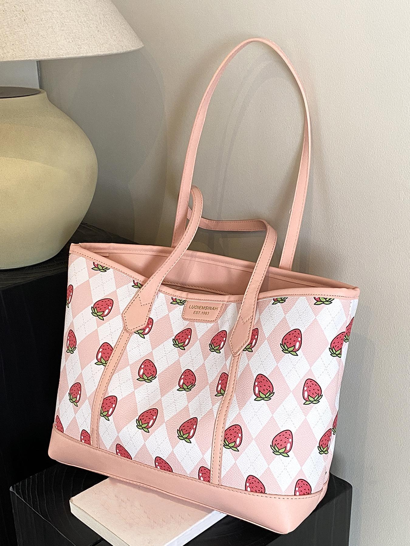 Valentine's Day Gift Women's Elegant Floral Bow Pattern Handbag, personality versatile Daily Shoulder Bag, simple exquisite Casual Fashion High quality Daily Commuter Bag, Crossbody Tote Bag