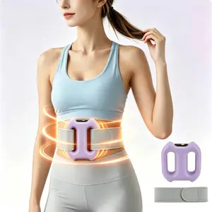 Multifunctional Full-Body Fascia Ring, Electric Vibration Massager, Portable Muscle Relaxer with 3 Modes & 5 Levels for Abdomen, Back, Legs and Waist, Home Gym Essential, USB-Rechargeable Massager, USB Rechargeable Massagers