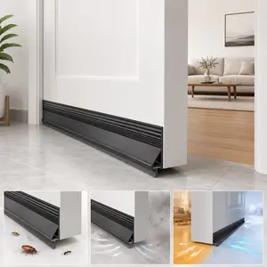 Self-adhesive door bottom seal strip, used to fill gaps under the door--insect-proof, dust-proof, sound-insulating, and wind-proof durable home decor