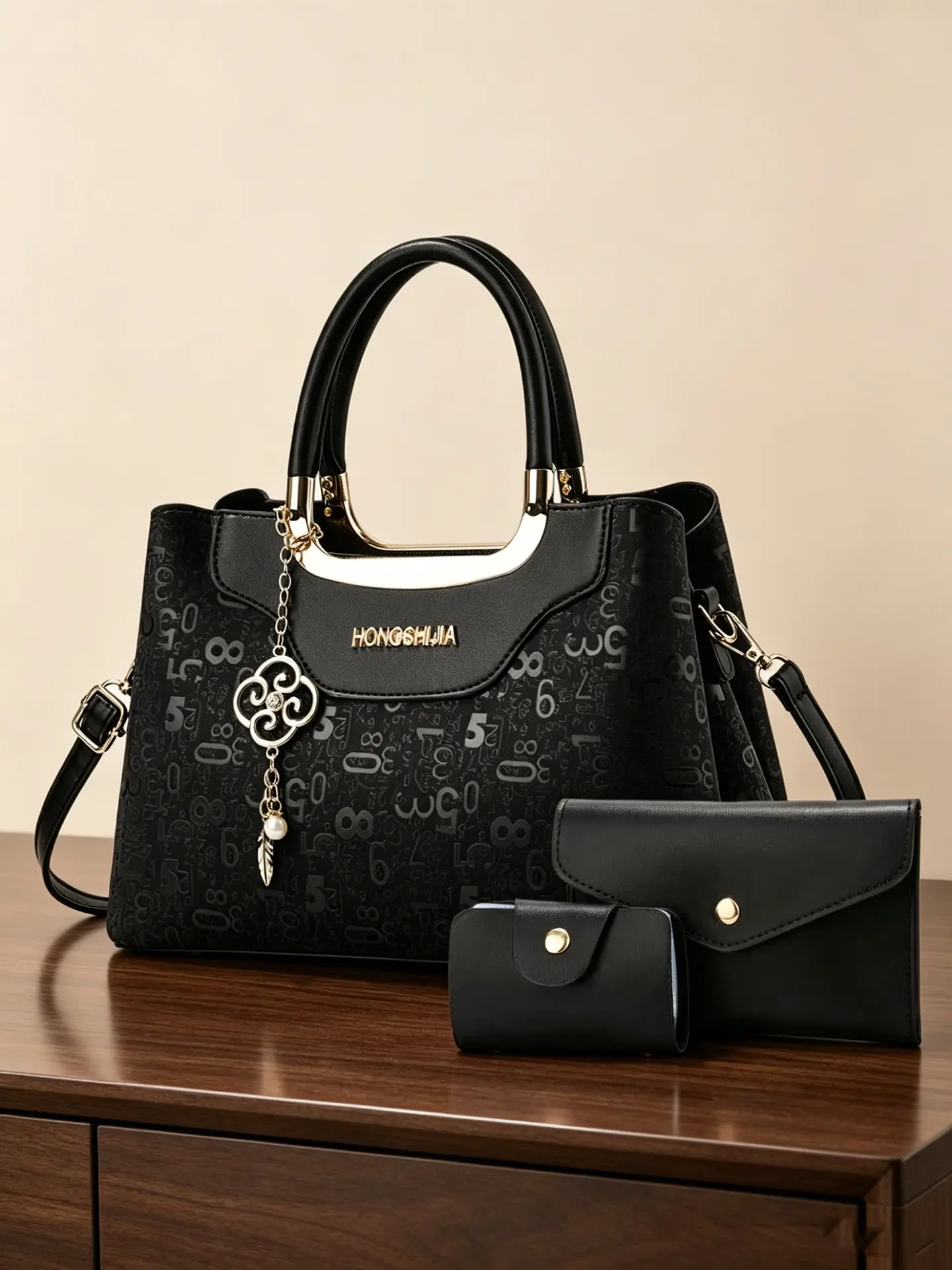 Women's PU Satchel Set, Large Capacity Crossbody and Shoulder Bags, Casual Style, All Seasons, Multiple Colors Available