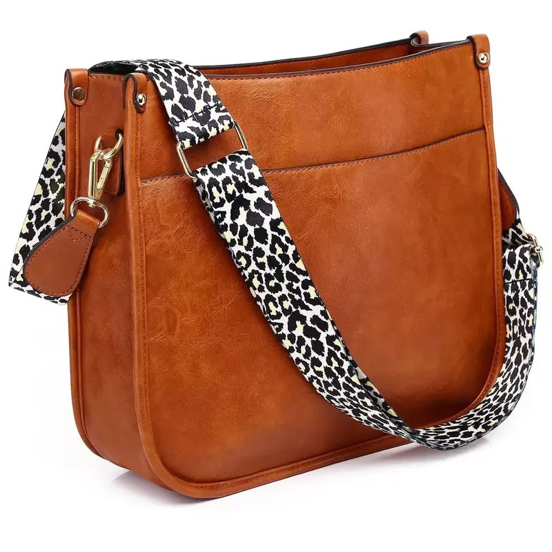 Women's Solid Color Crossbody Bag for Gift, Fall Winter 2024 Pu Leather Shoulder Bag for Work & Travel, Casual Trendy Versatile High-quality Daily Commuting Bag, Girl Fashionable Bag, Crossbody Shoulder Bags #GLOBAL PICKS