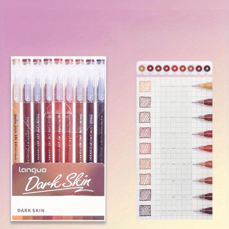 45 Morandi colour gel pens Neutral pens Coloured gel pens Large capacity drawing Non repetitive DIY student writing Correction marking Drawing gel pens