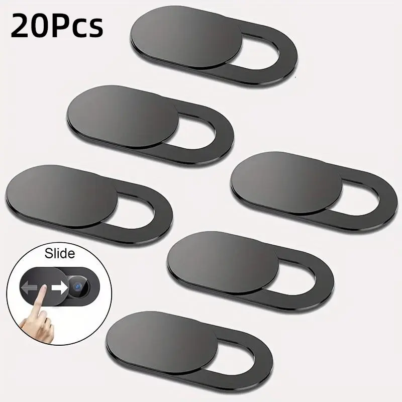 20pcs Camera Privacy Covers, Anti-Spy Lens Caps for Mobile, Computer & Tablet Cameras Metal Protective Covers, Camera Security Accessories
