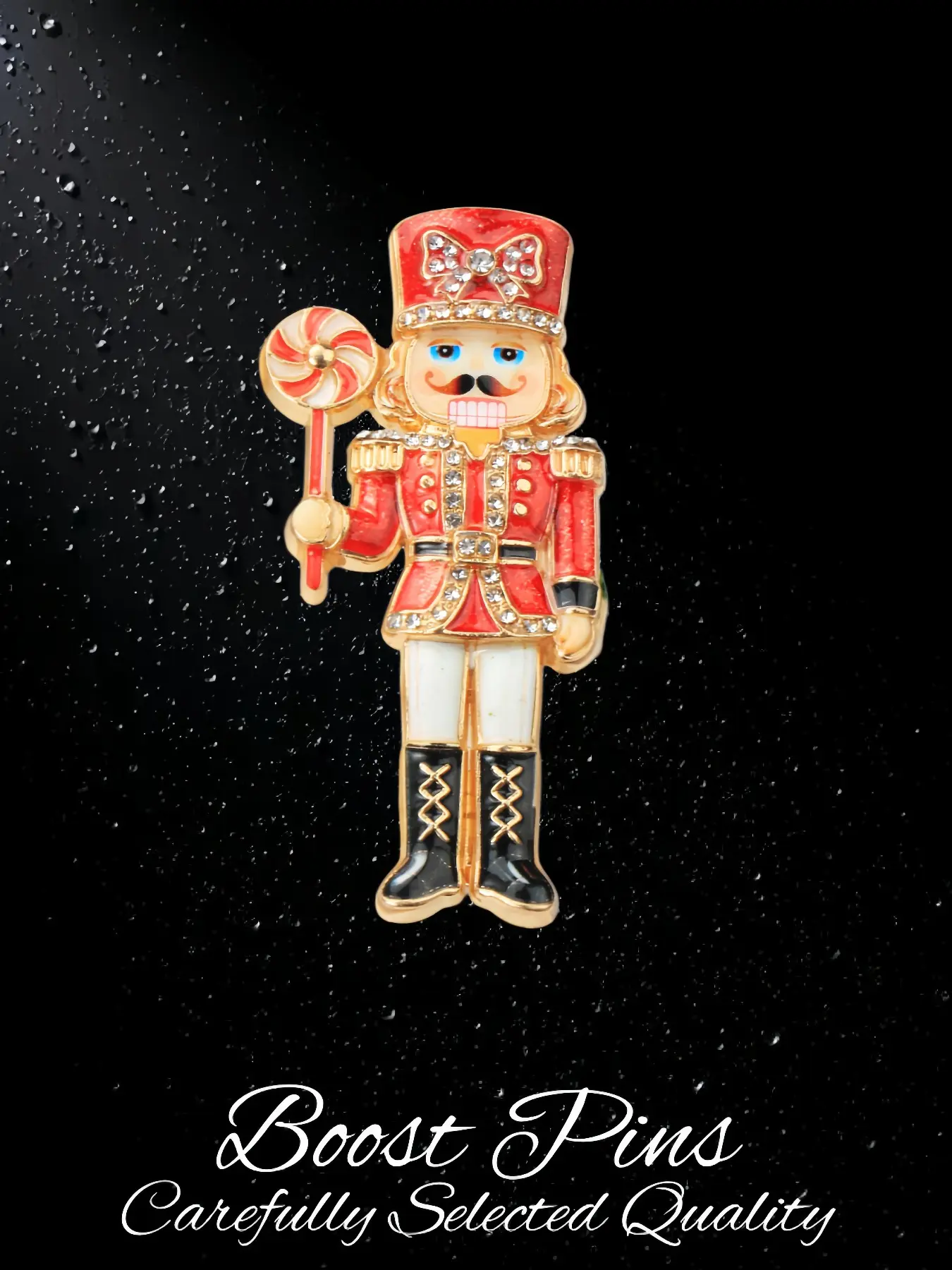 Nutcracker Soldier Brooch Candy Decor Corsage Pin Fairy Tale Inspired Novelty Glam Statement Fashion Clothing Jewelry For Ladies Overcoat Shawl Party Anniversary Daily Formal Occasion Gift