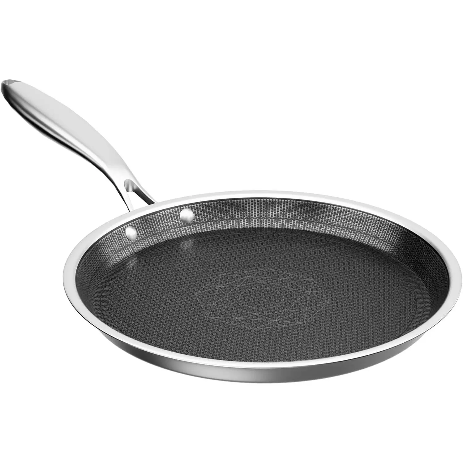 11-inch Non-Stick Griddle, Crepe Pan for Pancakes, TortillasGift