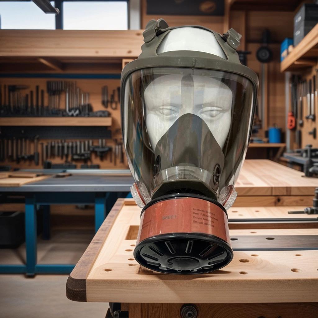 Reusable Anti-Fog Toxic Gas Mask with Filter, Full Face Protection for Painting, Chemicals, DIY, Woodworking, Construction, Sanding, Respirator Mask Reusable Anti-Fog Toxic Gas Mask with Filter, Full Face Protection for Painting, Chemicals, DIY, Woodworking, Construction, Sanding, Respirator Mask
