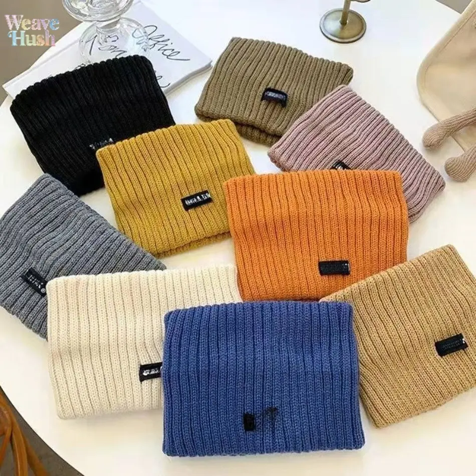 6 packs of new wide-edge knitted headbands for women's daily face washing, sports headbands, hair accessories, confinement headbands, all-match.