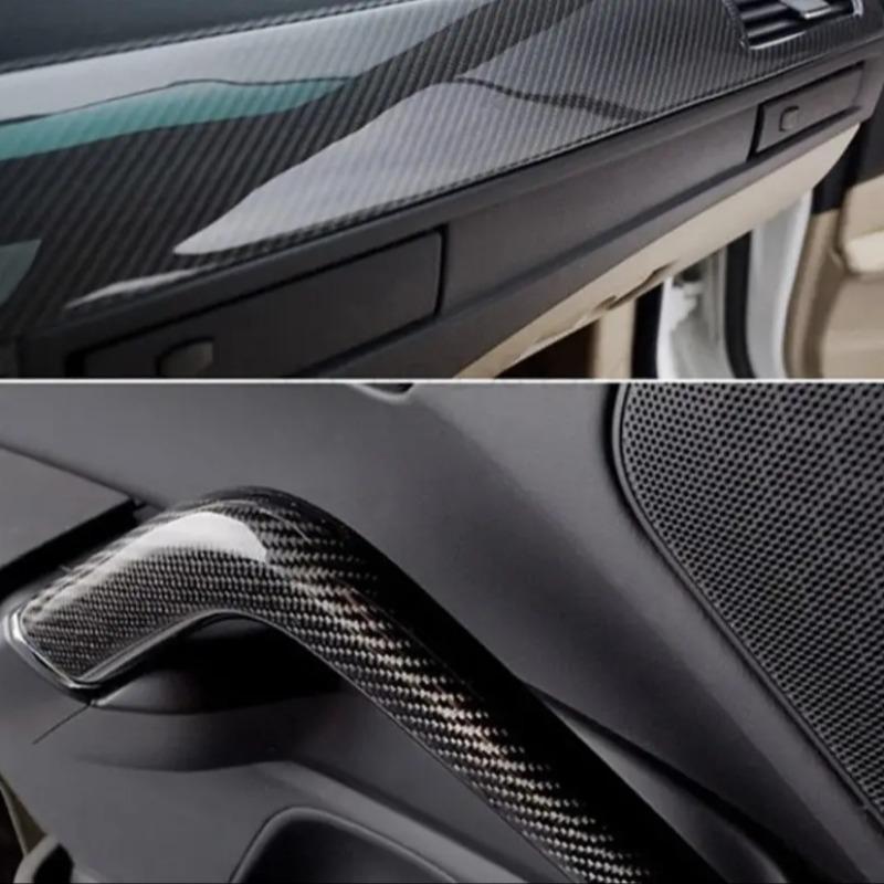 Carbon Fiber Pattern Car Sticker, 1 Roll Multi-functional Waterproof Car Body Sticker, Universal car sticker, Anti-scratch Car Decorative Sticker for Car Door, Car Body, Car Interior