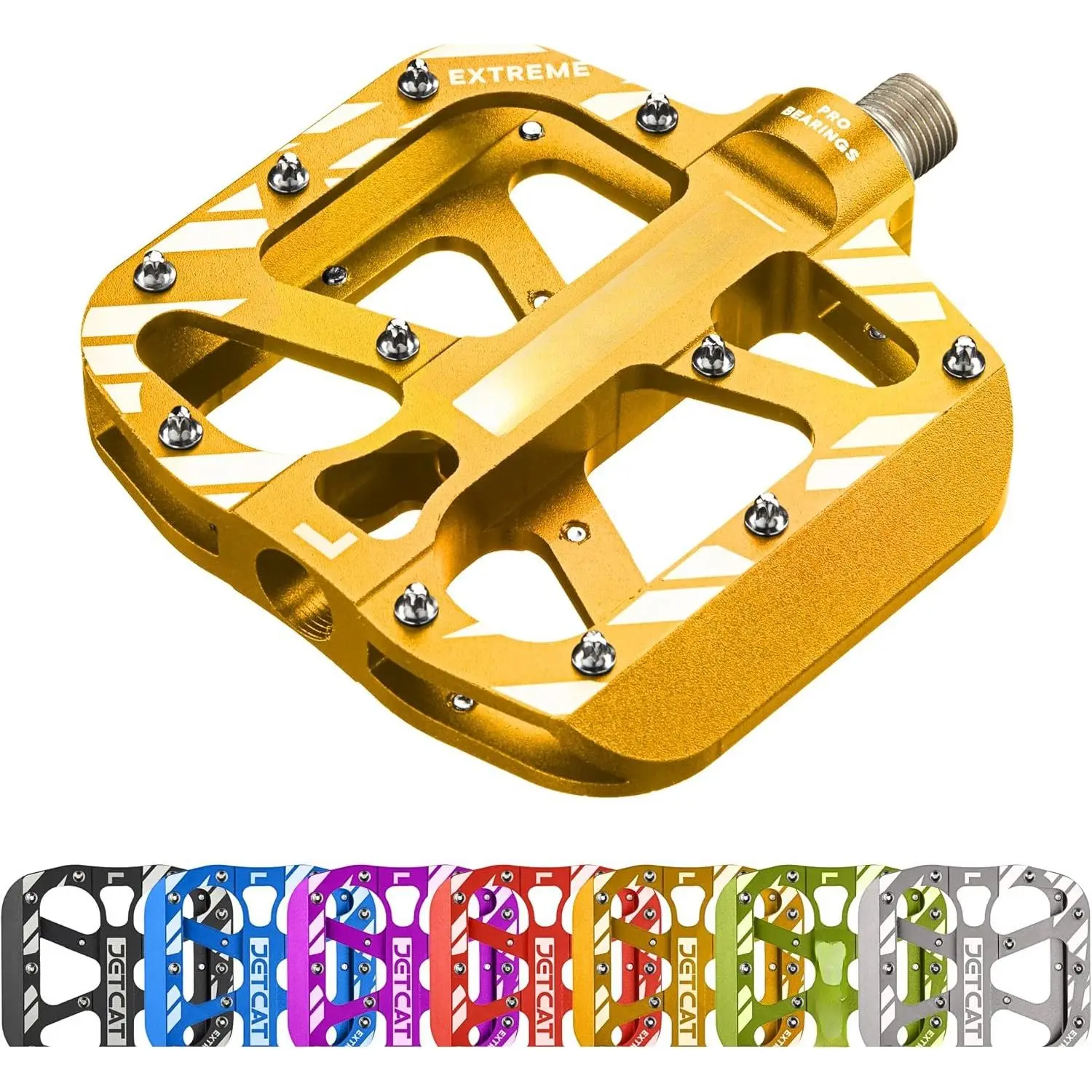 Mountain  Pedals Flat - MTB Pedals Flat,  Pedals, Road  Pedals, BMX Pedals, for BMX MTN Road Gravel EBike, Specialized , Adults,  Metal  9/16"