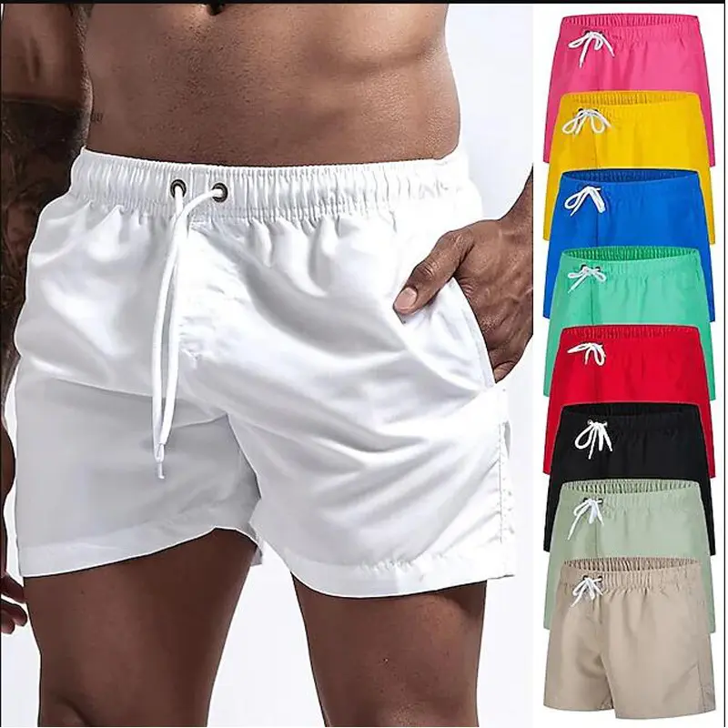 Men's 2026 Summer Loose Cut Big Size 2-in-1 Quick Dry Swimming Shorts with Built-in Liner, Lightweight Beach Trunks for Beach Swim & Water Sports