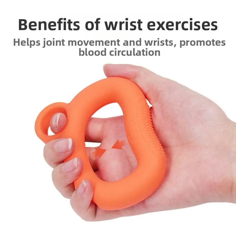 Silicone Grip Rings, 2-Pack Strength Training Equipment for Men & Kids, Fitness Tool for Hand & Arm Muscle Building