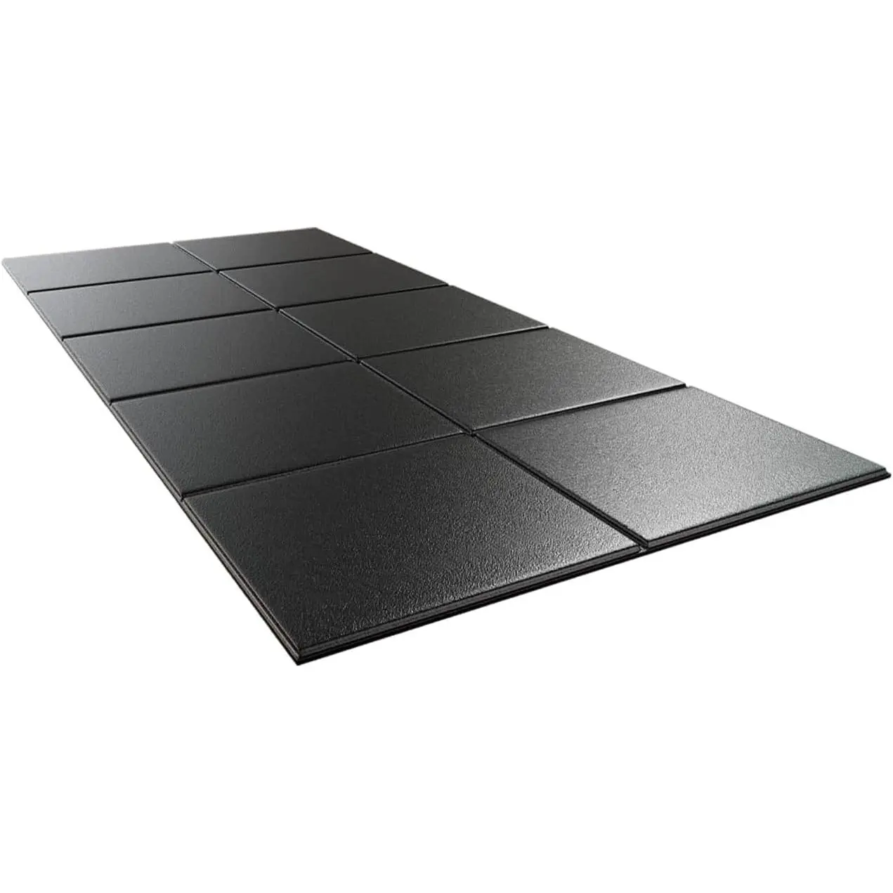 51" x 23.6" 4mm Compact Walking Pad Mat for Carpet Floors, Foldable Under Desk Treadmill Mat for Hardwood Floor,Waterproof Indoor Exercise Stationary Bike,Compact Elipitial, Gym Equipment, Black