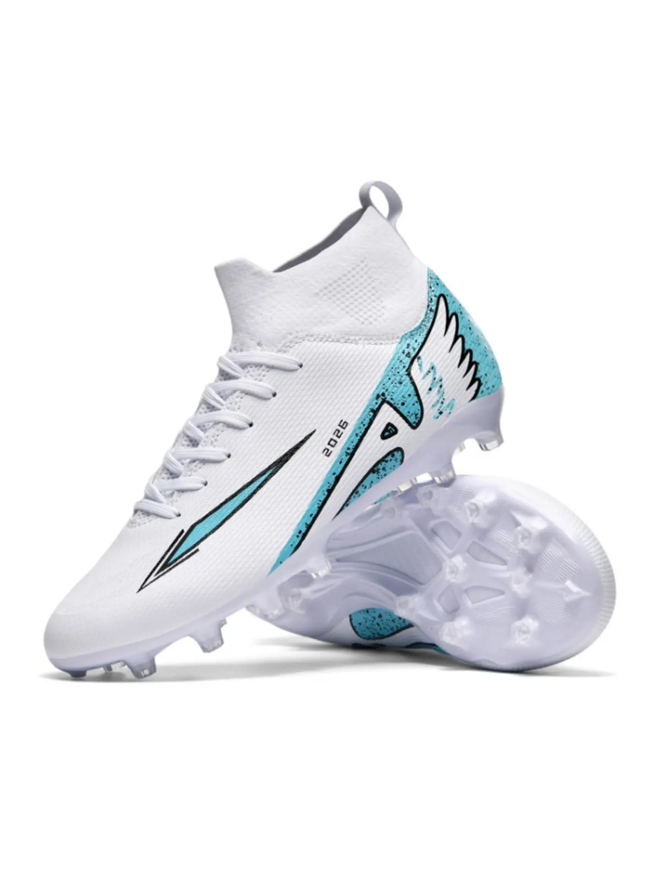 Men's and Women's High-Top Soccer Shoes, Anti-Slip and Durable Outdoor Grass Cleats, Super Grip and Support, Premium and Fashionable, Soccer Footwear