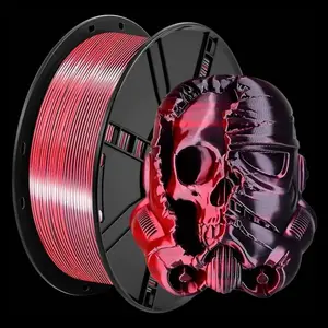 High Speed Dual Color Silk Gradient Pla Filament 1.75mm 250g Compatible with Fdm Printers and 3D Pens, Perfect for Valentine's Day Gifts and Spring Creative Crafts