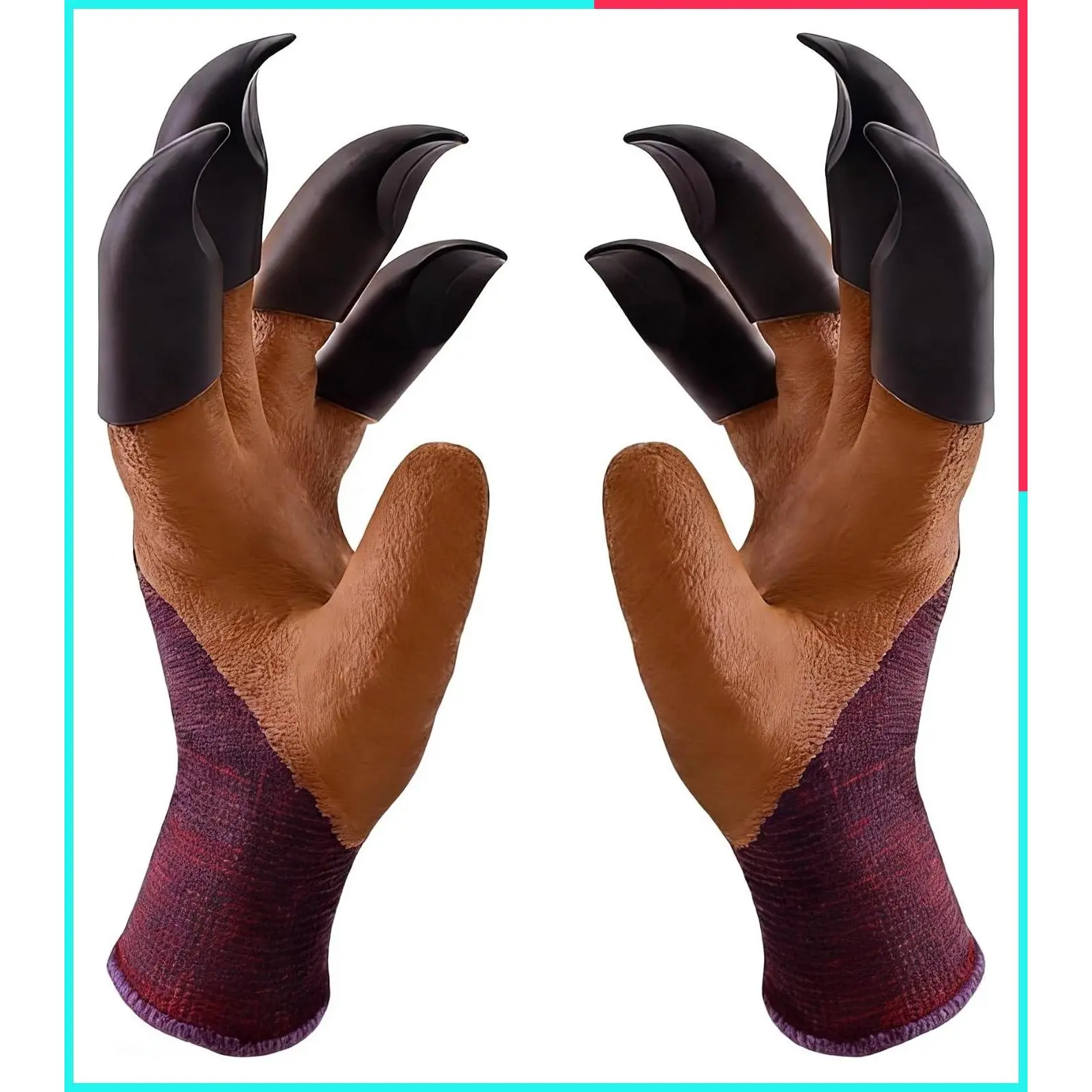 Waterproof Gardening Gloves with Claws for Digging, Planting and Garden Work