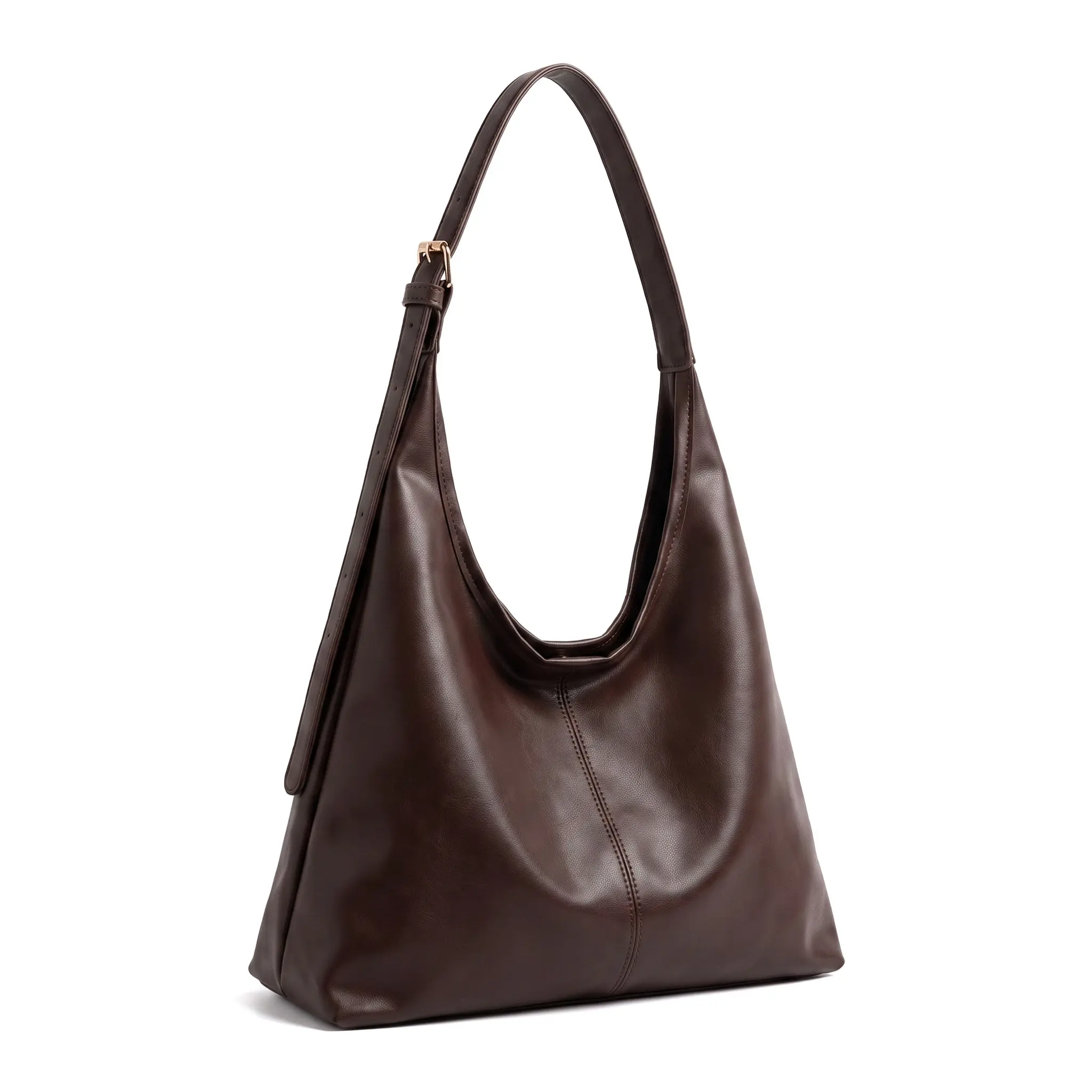 Retro Commuter Textured Shoulder Bag For Women 2025 Trendy Korean Style Chic Underarm Bag Tote Bag Fashionable Soft PU Large Bucket Bag Daily Wear Shoulder Handheld
