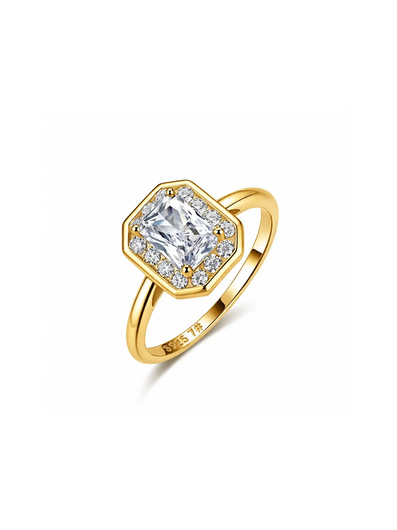 S925 Silver Eight-Pointed Star Ring with Alexandrite Stone, Vintage Geometric Design, High-Quality Women's Jewelry, Elegant Finger Ring